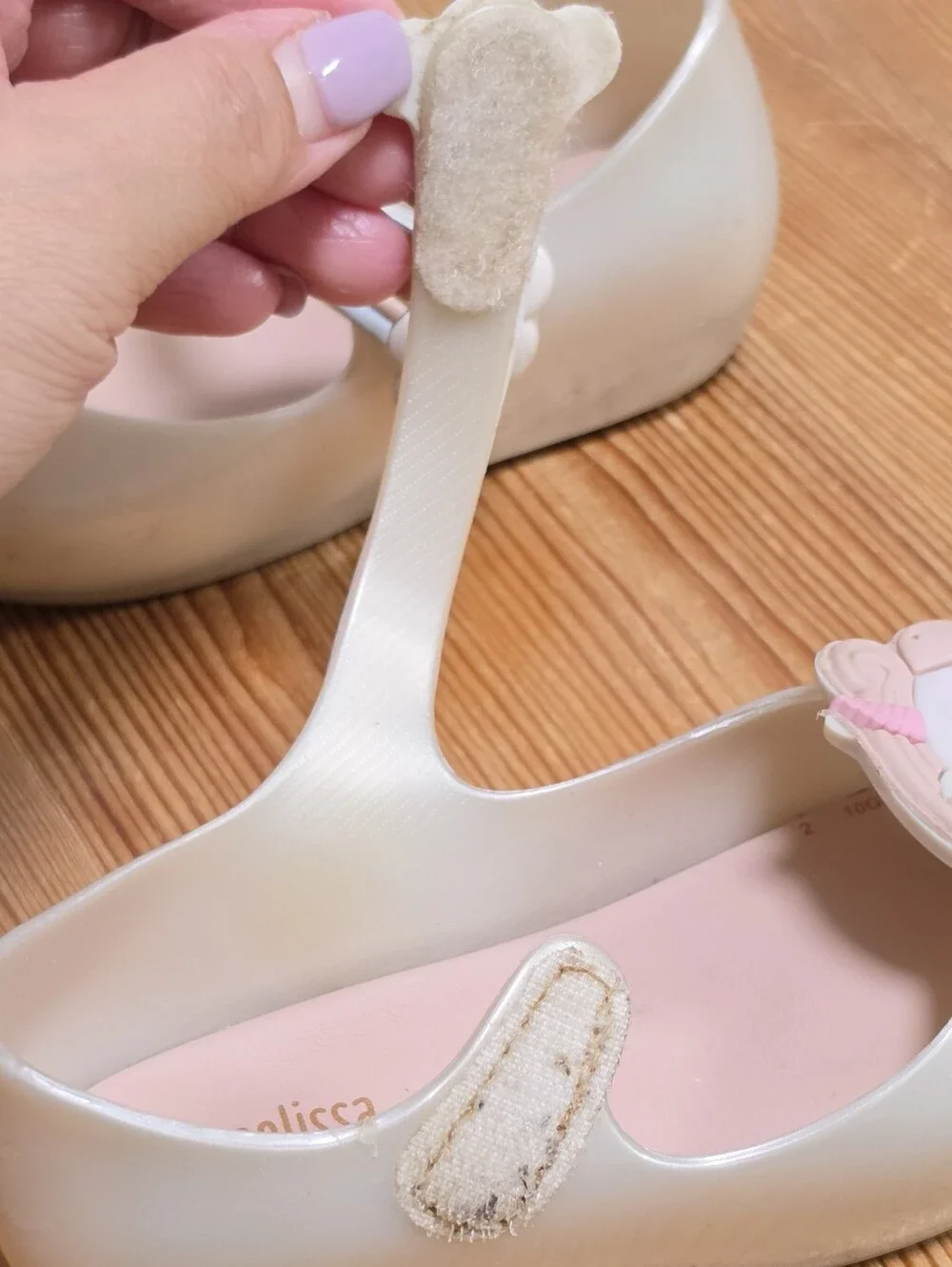 Mini Melissa Girls' Unicorn Jelly Mary Jane Shoes in Cream